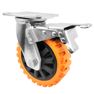 Heavy duty hummer caster wheel