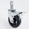 Iron core rubber B-type caster wheel