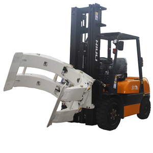 3T Diesel Forklift With Forklift Clamp Attachment