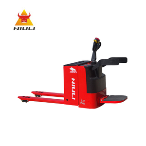 NIULI Hydraulic Automatic Battery Powered Self Propelled Pedestrian Walkie Short Fork Pallet Jack Electric Pallet Truck