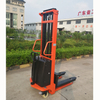 Semi-Electric Stacker Telehandler Fork Lift Truck