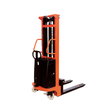 Semi-Electric Stacker Telehandler Fork Lift Truck