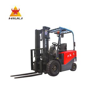 NIULI New 2.5 Ton Mini Battery Powered Pallet Telehandler Electric Transpallet Fork Lift Small Pallet Forklift Electric Forklift