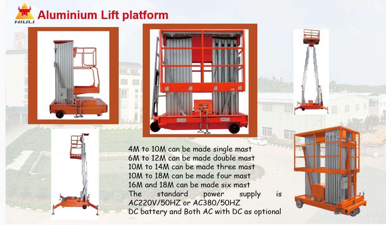 hand crank platform lift