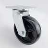 Heavy duty slip surface black copolymerization caster wheel (PP)